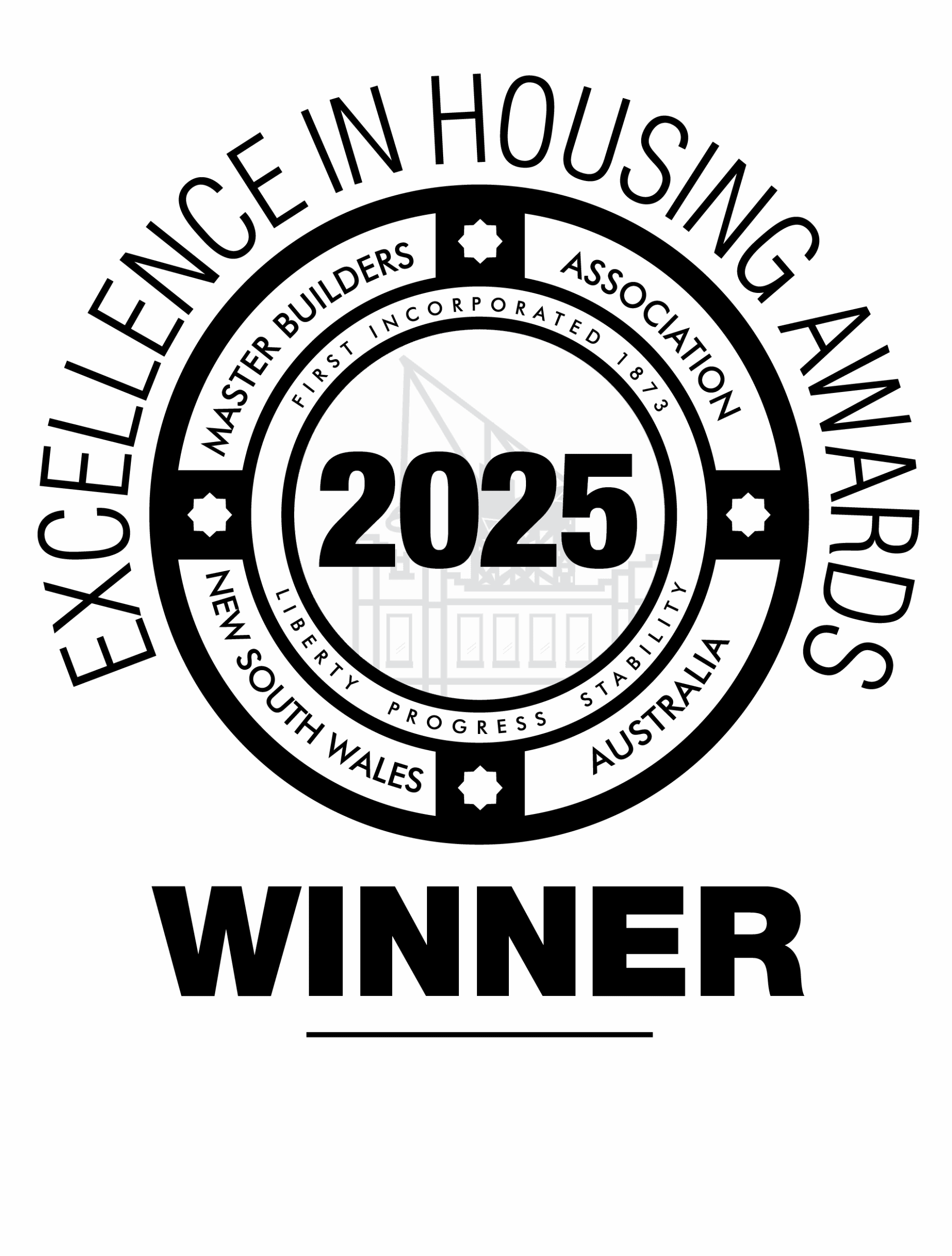 2025 Award Logo Black